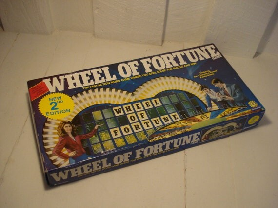 board game wheel of fortune 1985