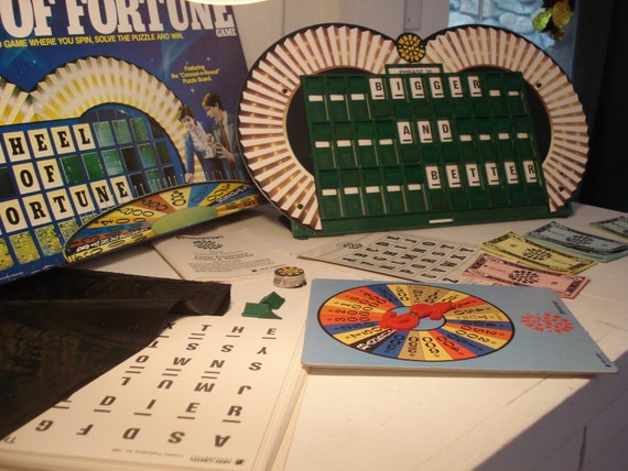wheel of fortune 1985 board game layout