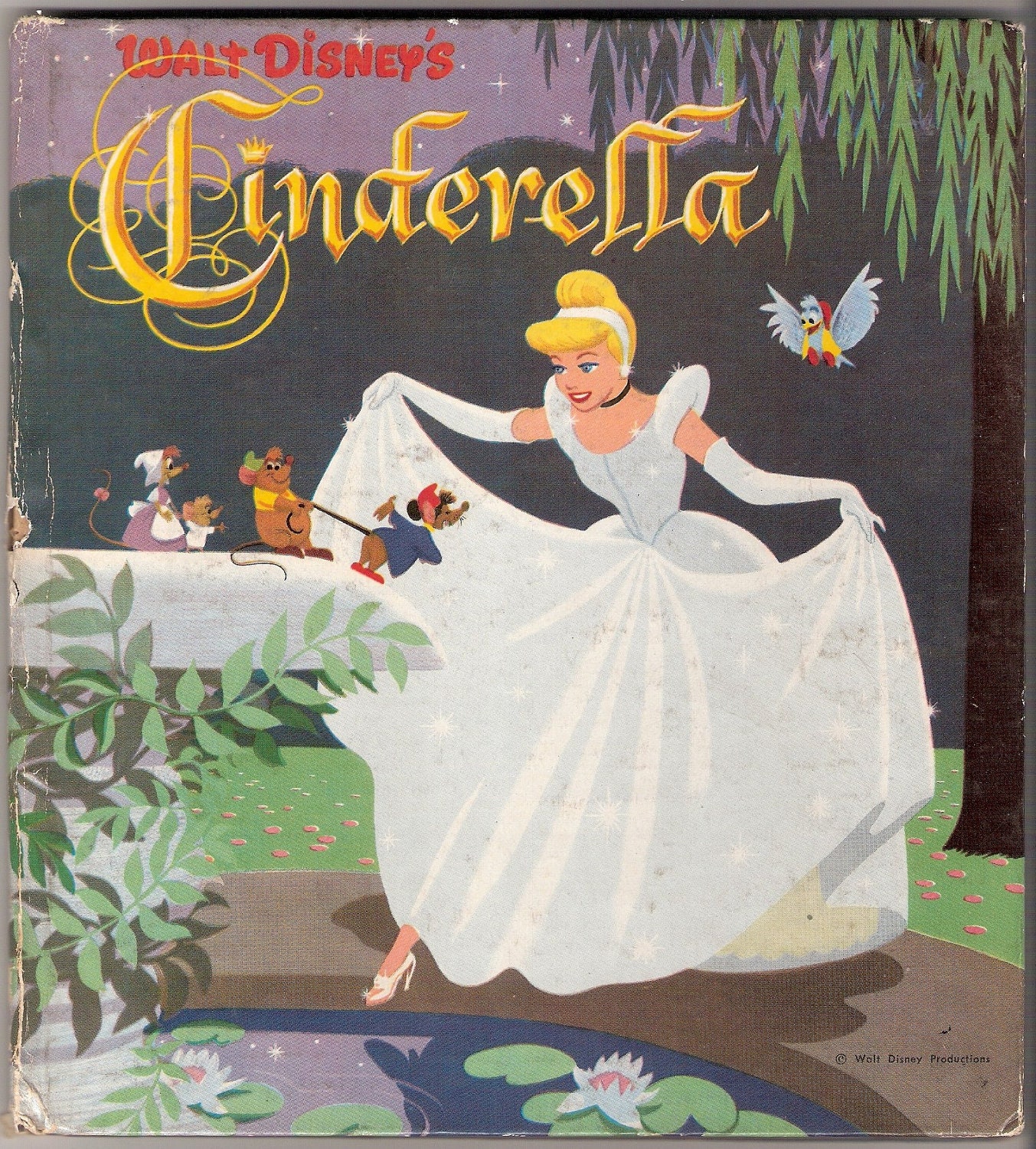 Cinderella Vintage Cozy Corner Book Illustrated by the Walt