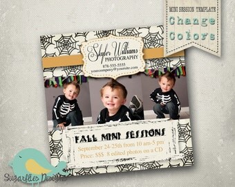 5x5 Halloween Mini Sessions Template - Mini Photoshoot 4