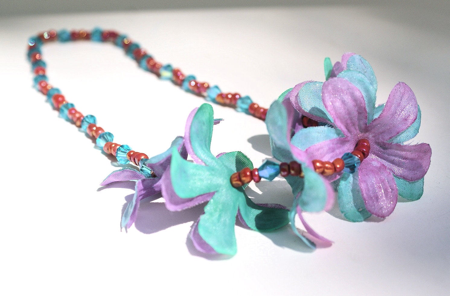 Flower Lei Car Air Freshener Hang on Mirror Fragrance