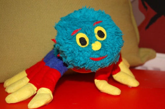 woolly spider talking plush