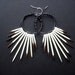 RESERVED for Marcus single earring- Porcupine Quill Wire Hoop Tribal Earrings