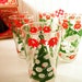Holiday Tumblers Hazelware Set of 6 Vintage 1940s