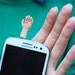 Spooky Cell phone accessory. Halloween hand plug for earphone jack. Fits iPhone 5 4 4s ,iPad ,Samsung galaxy s2 s3, 3.5mm output