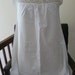 Antique1910's French nightgown Nightdress with Hand Crochet Lace Monogram DJ