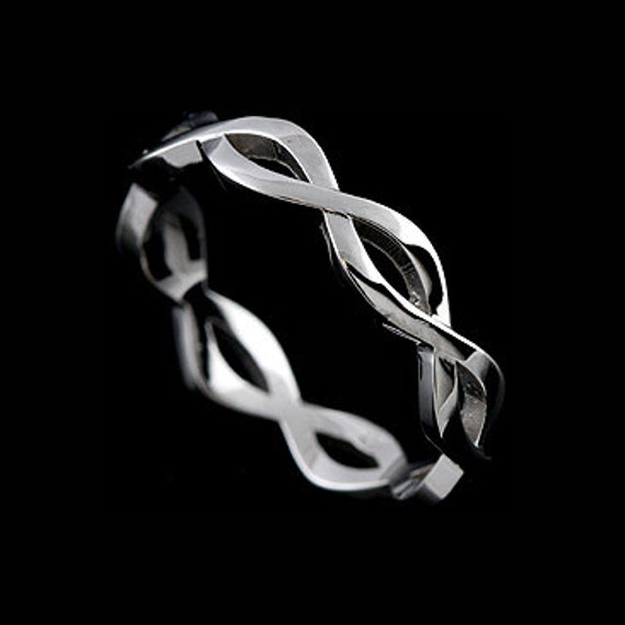 eternity infinity wedding band ring