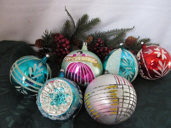 Vintage West Germany Christmas Ornaments Hand by WalkersWimseys