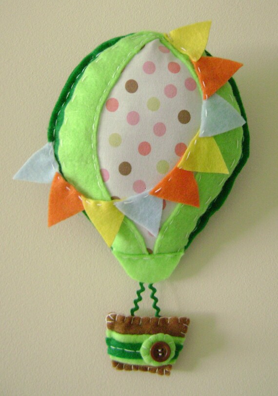 Items similar to Hot Air Balloon Wall Decor (9"x6"). Made to Order. For