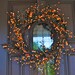 Halloween Wreath, Candy Corn, Candy Corn Wreath, Berry Wreath, Berry, Candy Corn Decoration, Candy Corn Decor