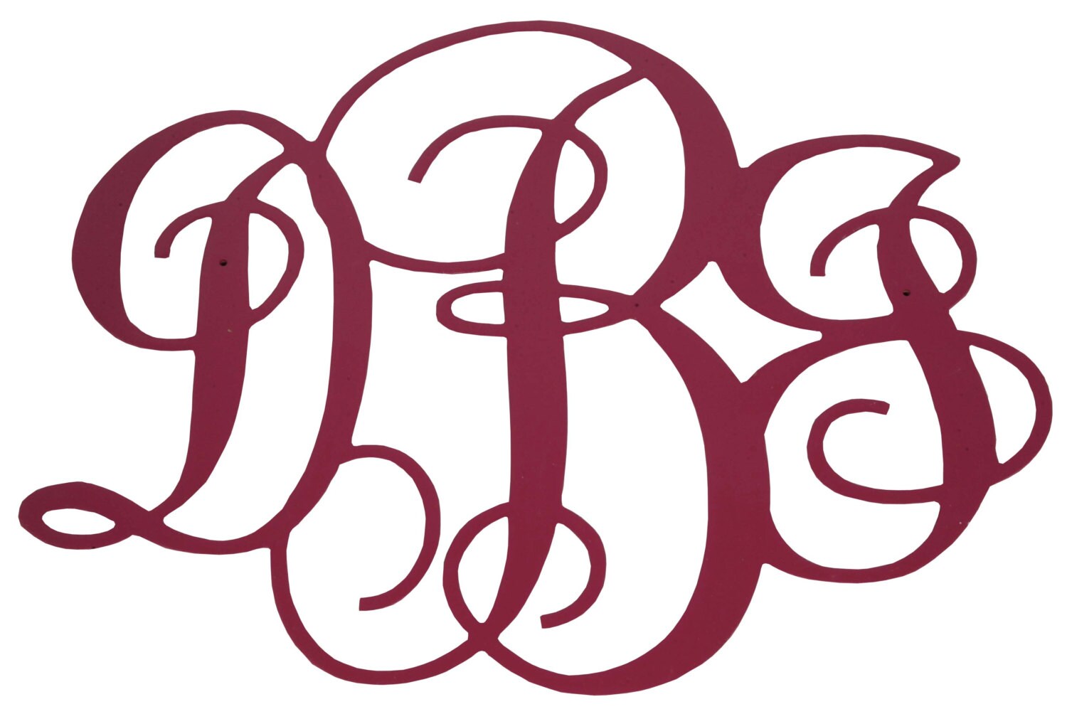 Classic Scroll Monogram