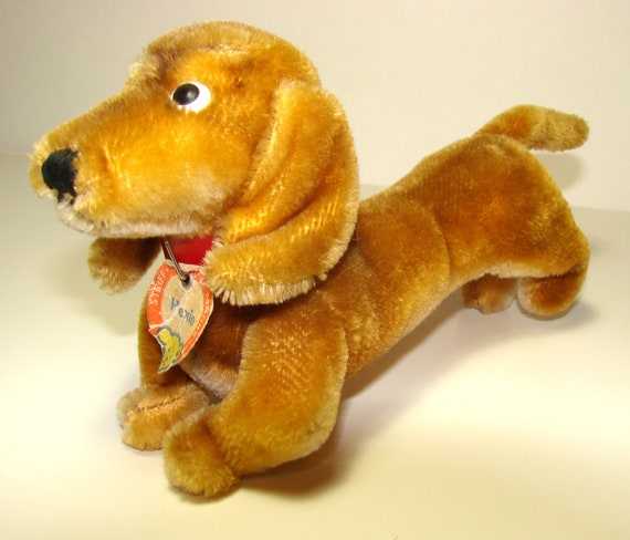 steiff stuffed dog