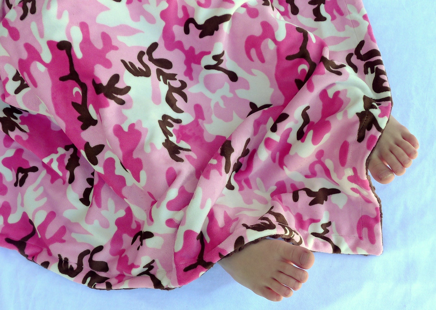 Baby Blanket Pink Camo Baby Blanket Minky Baby Blanket