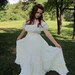 Vintage 1970's GUNNE SAX boho maxi wedding dress