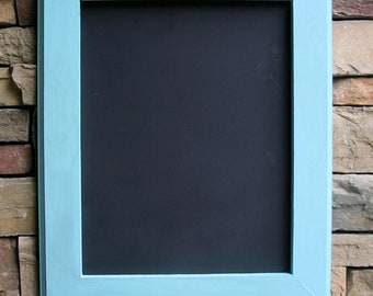 18x22" Aquamarine Framed Chalk Board