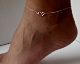 Silver Anklet Beach Wedding Sterling Silver Delicate jewelry Sorority gift Girlfriend gift Shower Gifts Will you Be my Bridesmaid