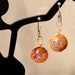Earrings - Handmade - Sterling Silver - Dangler Earrings - Dichroic Glass - Wedding Jewelry - 209