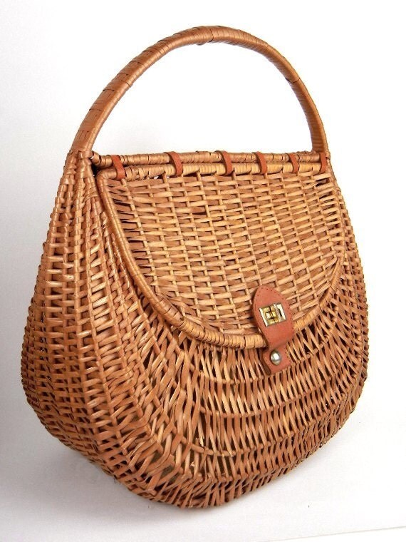 Large Rattan Tote Bag IUCN Water