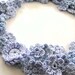 Assortment of Blue Crochet Flower Appliques