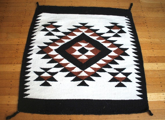 Vintage Woven Wall Hanging Tapestry Lakota Sioux by QuietQuest