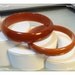 Reserved for shahmainhami xxxxxCaramel Brown Lucite Plastic Bangles - lot of 2 - 1273b-042512000