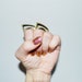 Vintage INDUSTRIAL Ring Pair ASYMMETRICAL GEOMETRIC Uraban Minimalist Knuckle Rings
