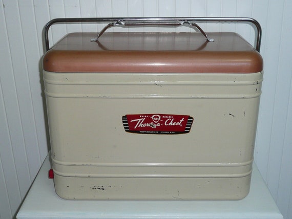 NICE 1940s Metal Cooler Knapp Monarch Therm a by NewLifeVintageRVs