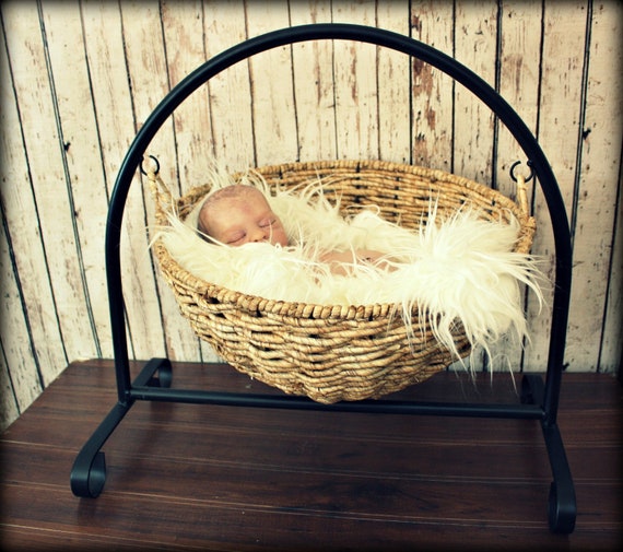 Large Hanging BasketNewborn Photo PropHome Decor Storage