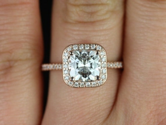 7mm band halo diamond wedding ring