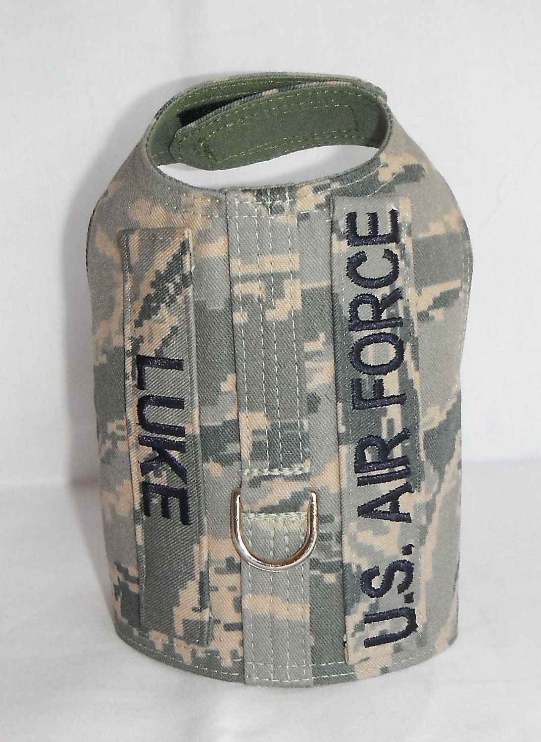 U S Air Force Dog  Harness Vest With Your by 
