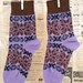 Comfortable and unusual warm wool socks. Mixed wool 50 percent sheep wool and 50% goats wool. Scandinavian style. Unisex socks