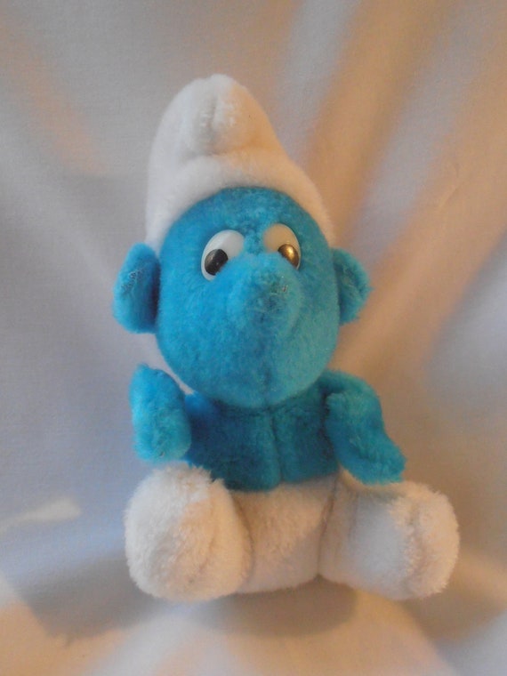 vintage smurf plush