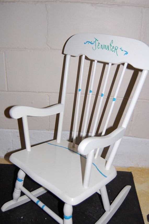 Vintage Baby Musical Rocking Chair from Saks Fifth Avenue with