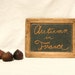 Antique French chalkboard, slate chalk board, Autumn in France, wedding chalkboard, kitchen chalkboard, nursery decor, Back to School