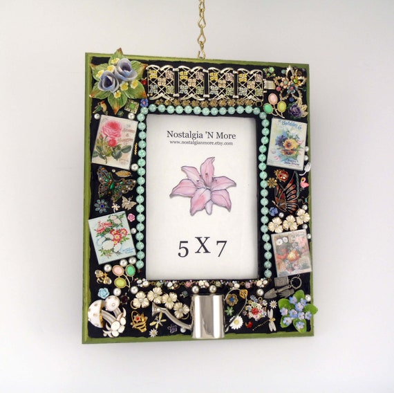Decorative Photo Frame Jeweled Picture Frame 5x7 Unique
