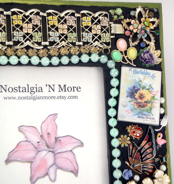 Decorative Photo Frame Jeweled Picture Frame 5x7 Unique