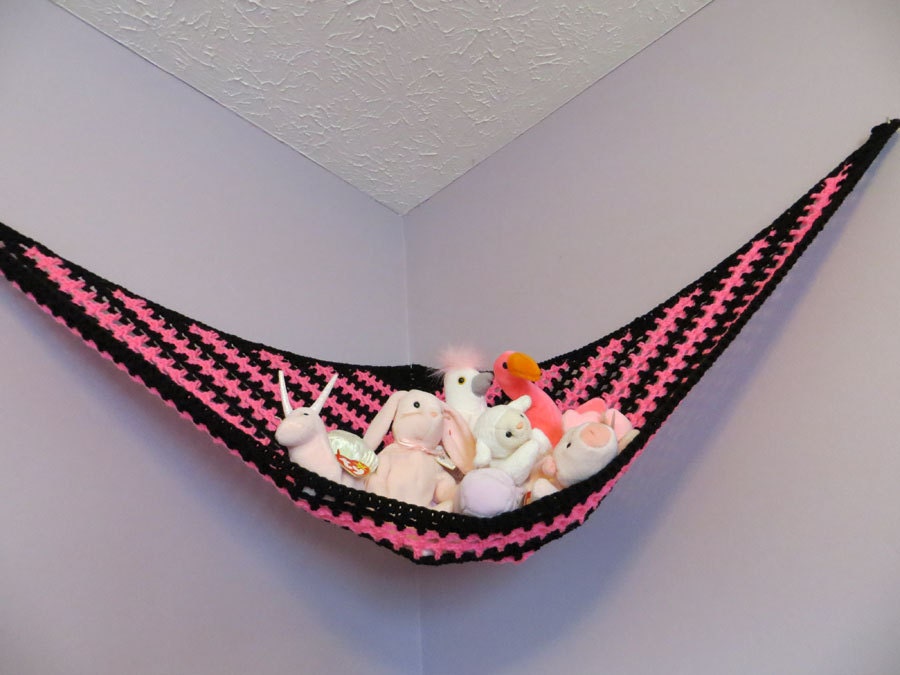 soft toy net hammock