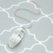 Silver Feather Necklace Sterling Silver Chain