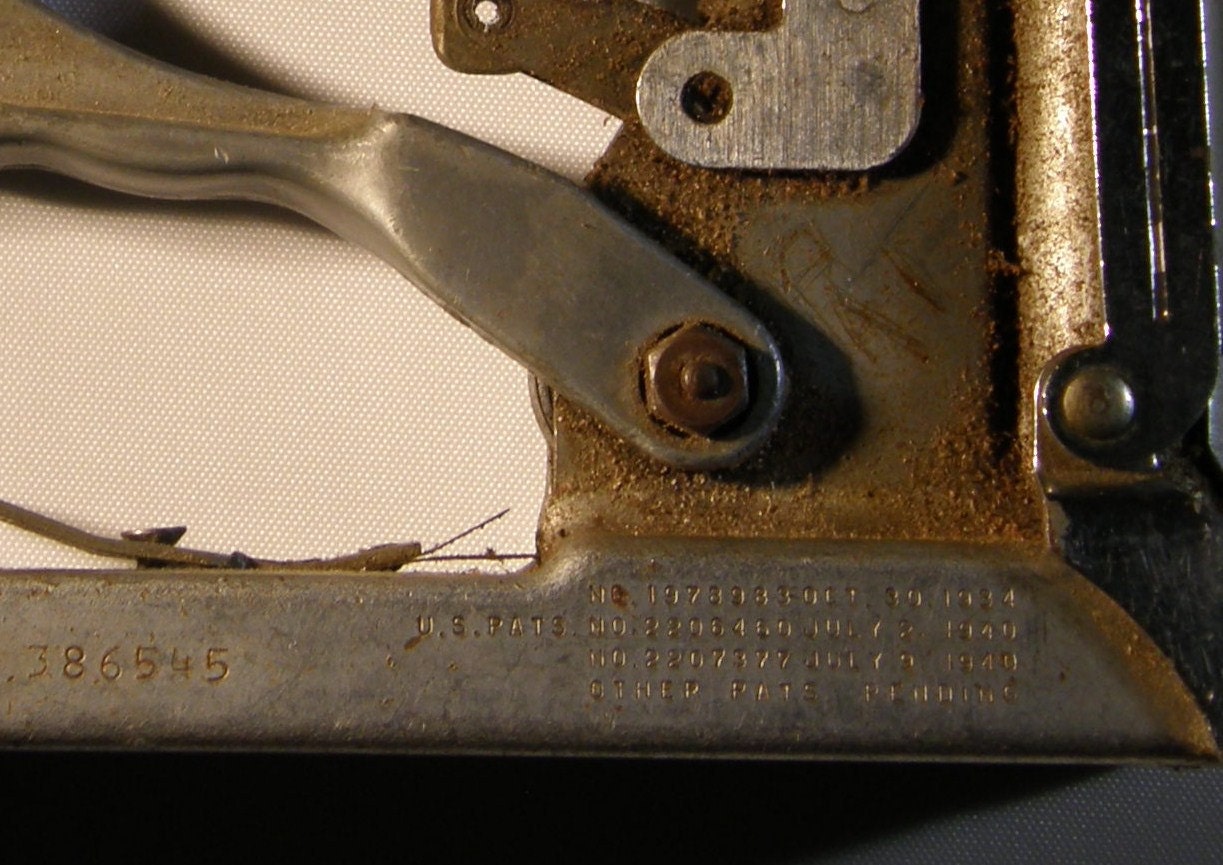 1940s Hansen Staple Gun Vintage Hardware Vintage Tools