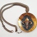 Copper Pendant / Vintage Fleur de Lys Pendant / Large Fleur de Lys Pendant