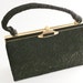 Vintage Handbag / La France Handbag / Paisley Handbag / Black Handbag TREASURY ITEM