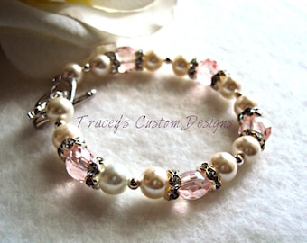 Breast Cancer Survivor Bracelet- Custom made just for you.