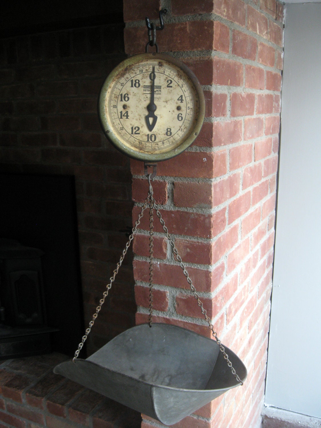 Vintage Hanging Scale Antique Produce Scale Double Sided