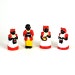 Black Americana Folk Art Salt & Pepper Shaker SET OF 4 - Aunt Jemima and Uncle Moses Figurines - Vintage Home Decor or Use