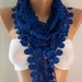 ON SALE Elegance Scarf Lace Scarf Cobalt Blue