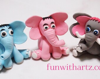 Elephant Cake Topper - Made to order