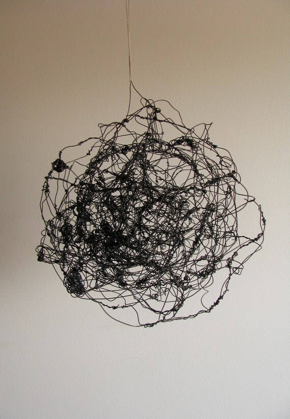 abstract wire sculpture