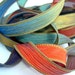 Hand Painted Wrist Wrap Ribbon After The Rain Sassy Silks Ribbons