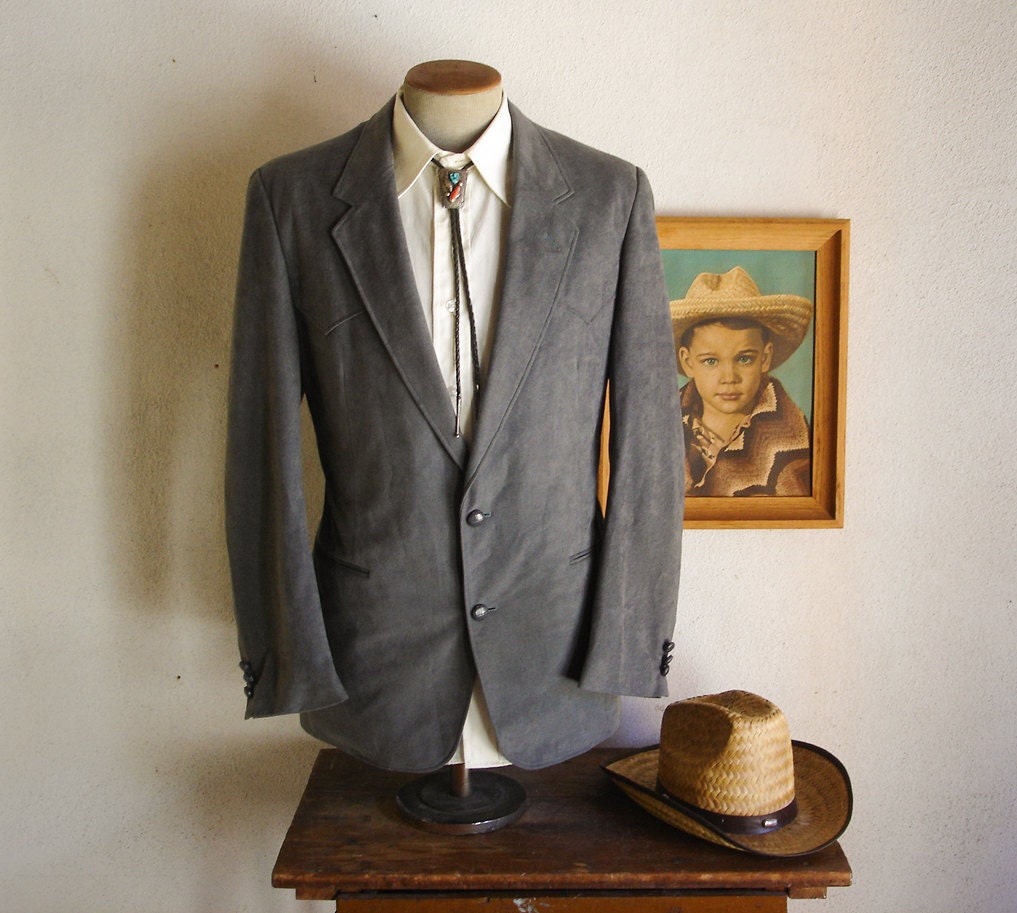 vintage western suit jacket