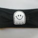 0-3 month Jersey knit headband with a detacheable felt ghost clip